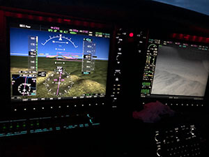 Night Flight with EVS for Cirrus